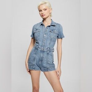 GUESS Denim Romper